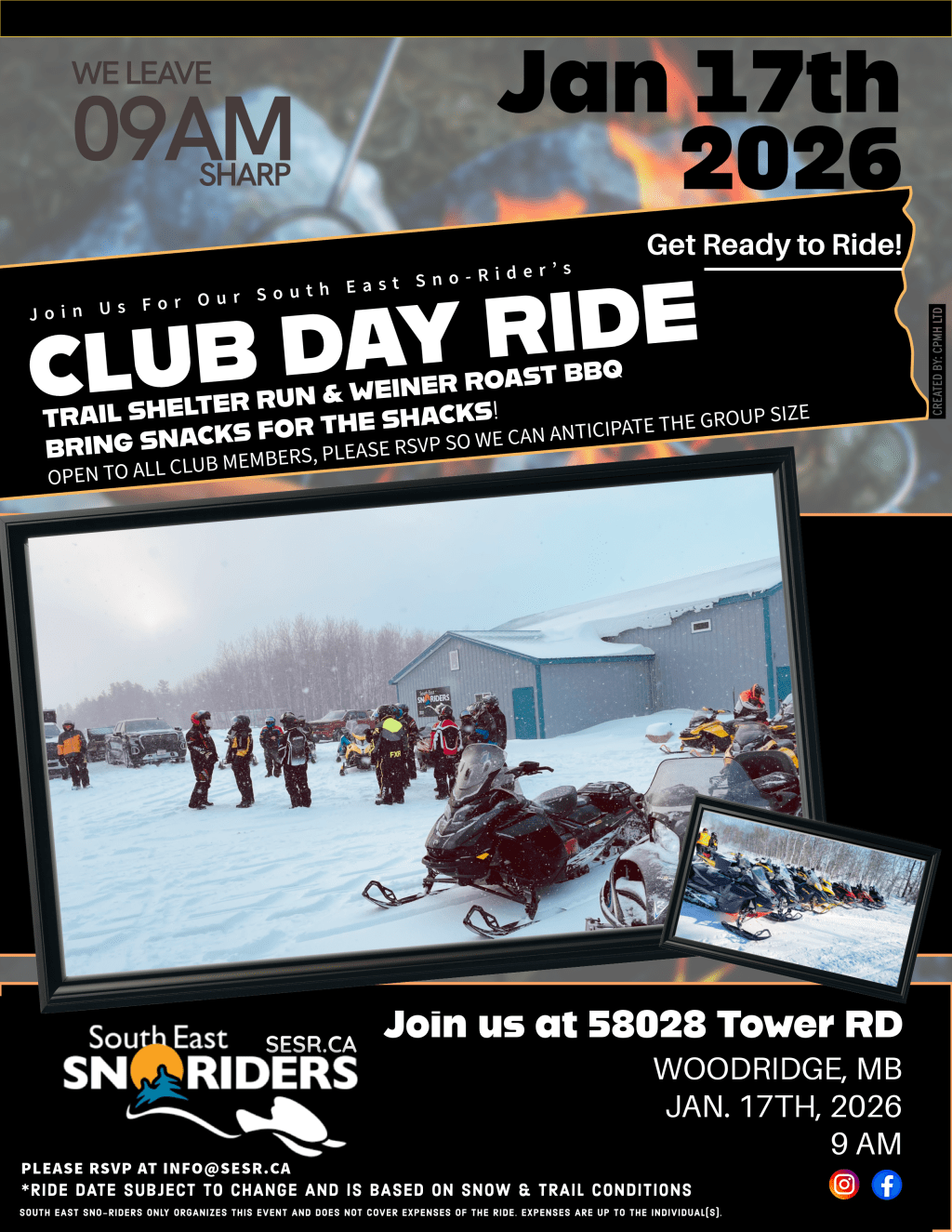 Club Day Ride – Jan. 17,&nbsp;2026