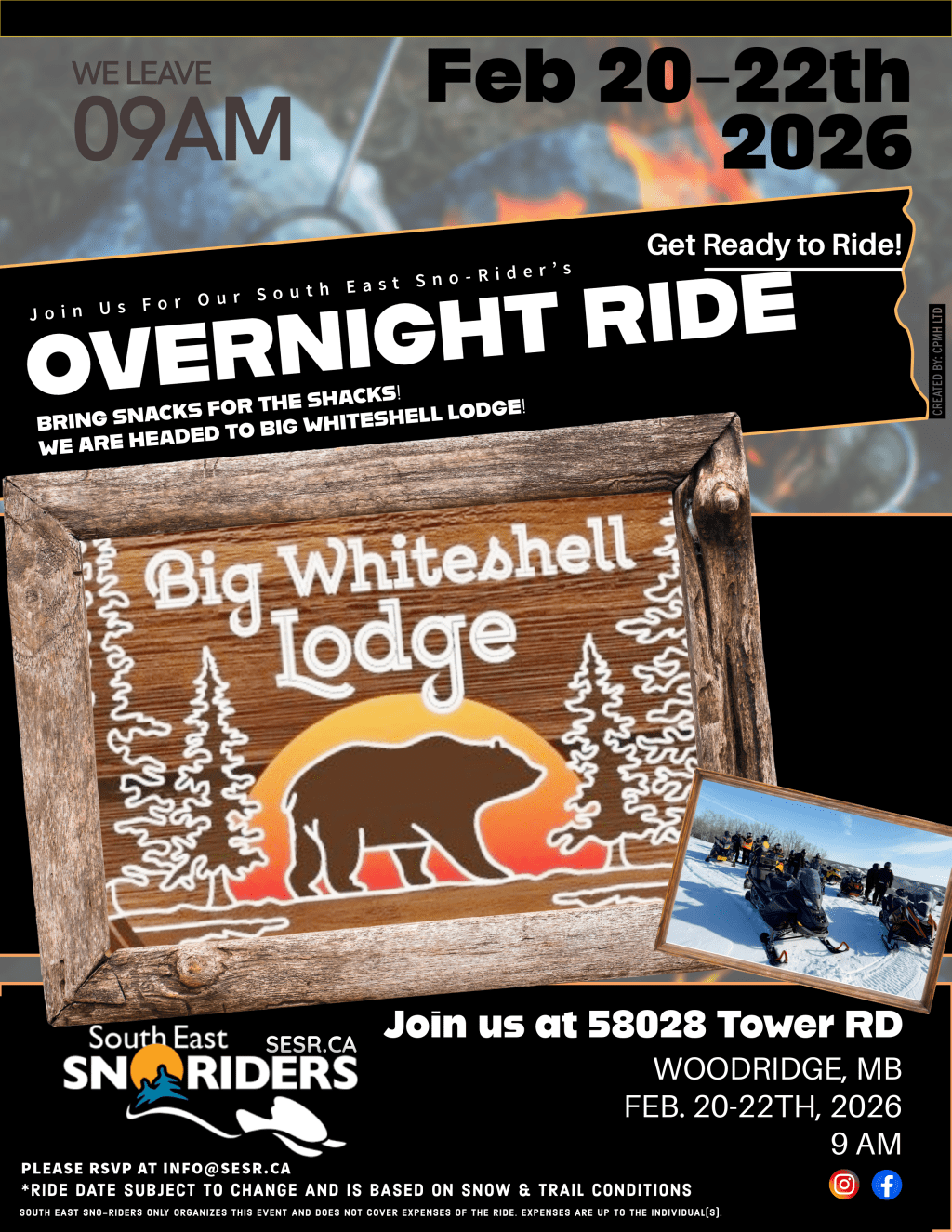 Overnight Ride – Feb. 20-22,&nbsp;2026